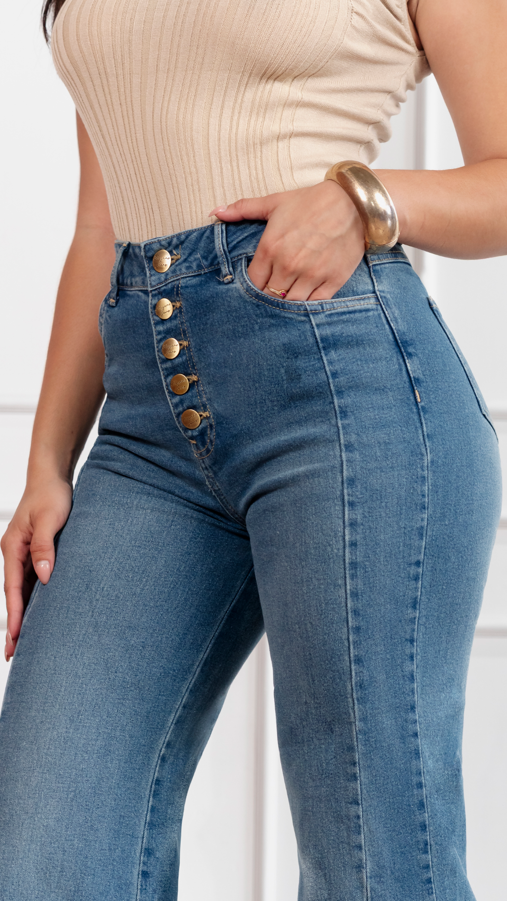 Pantalón Palazzo Odisea Claro