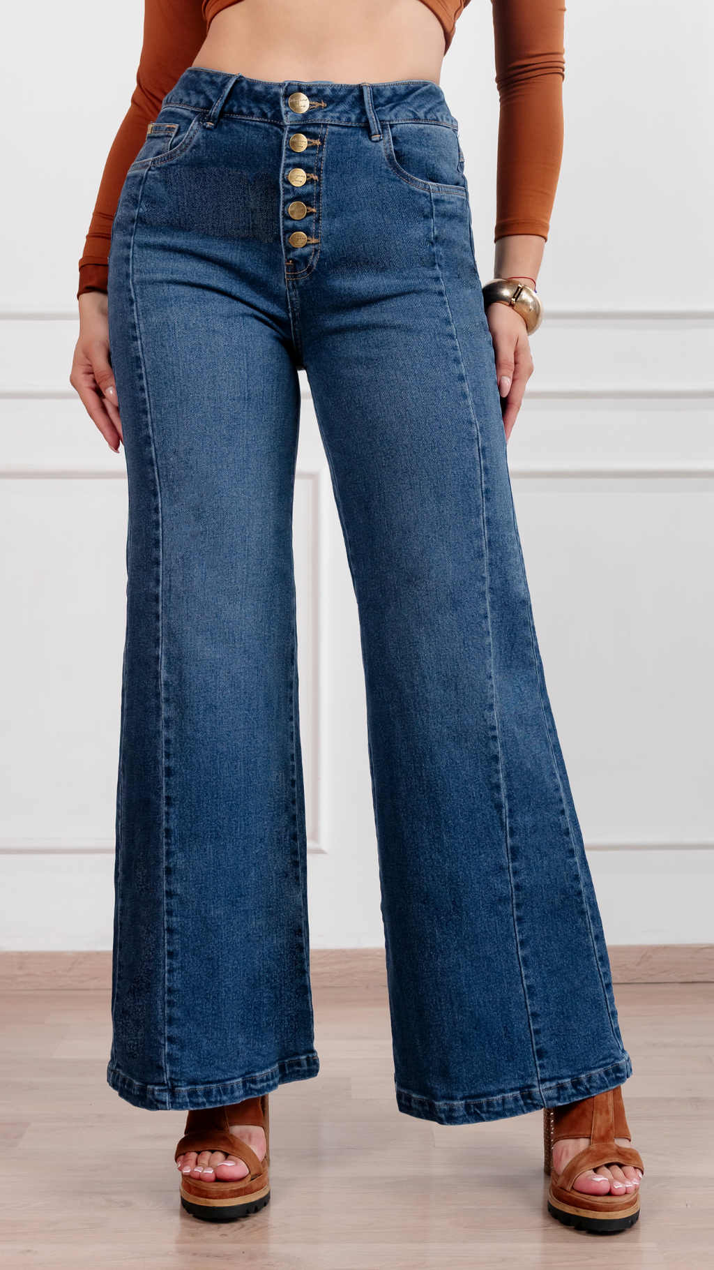 Pantalón Palazzo Odisea Oscuro