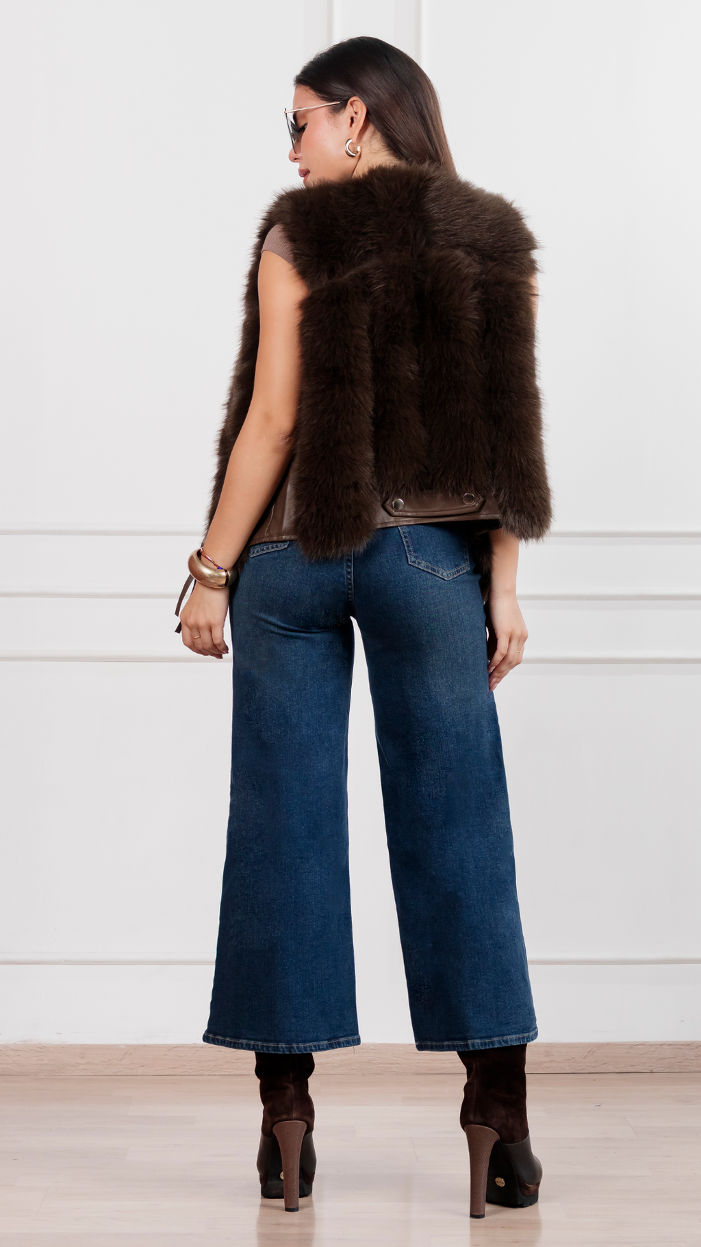 Pantalón Palazzo Oriana Oscuro