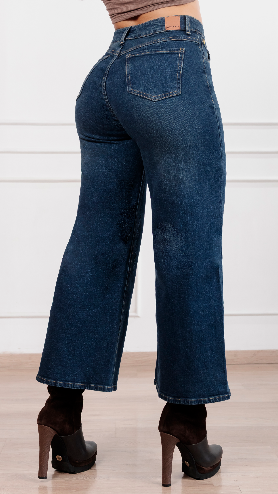 Pantalón Palazzo Oriana Oscuro