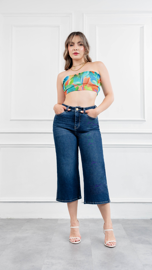 Capri Almudena Azul Oscuro