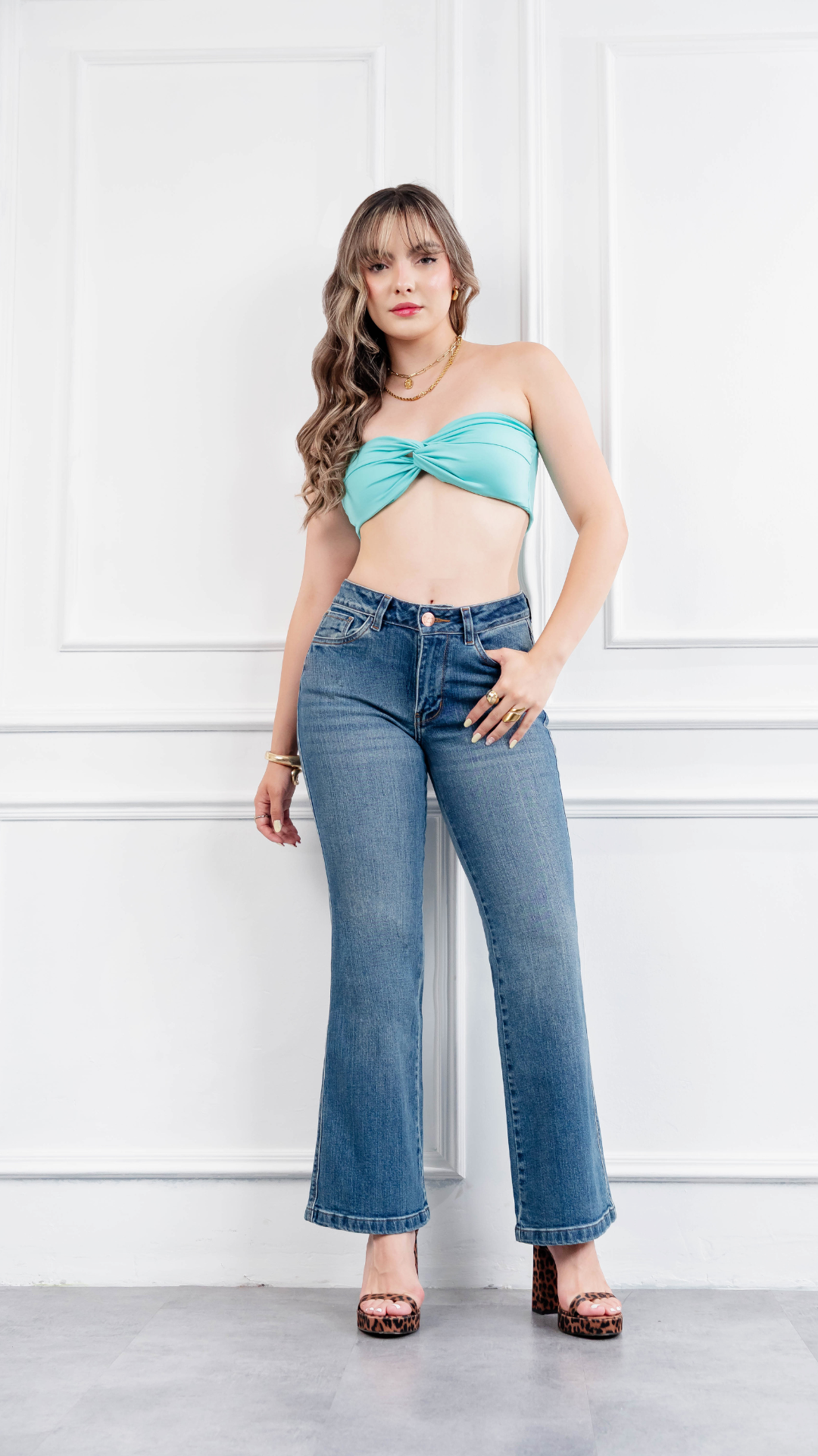 Flare Belen Azul Oscuro
